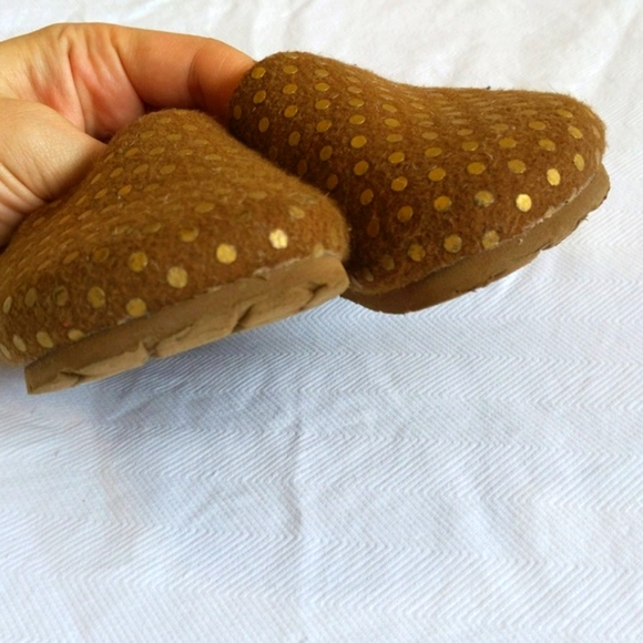 babyGap warm-lined clog style slippers with strap size 7-8 toddler girls - Picture 4 of 6